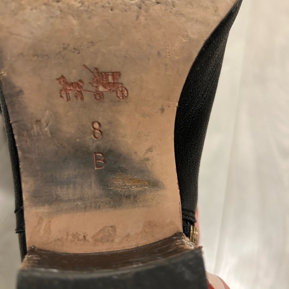 Coach black leather ankle boots - Picture 6 of 9